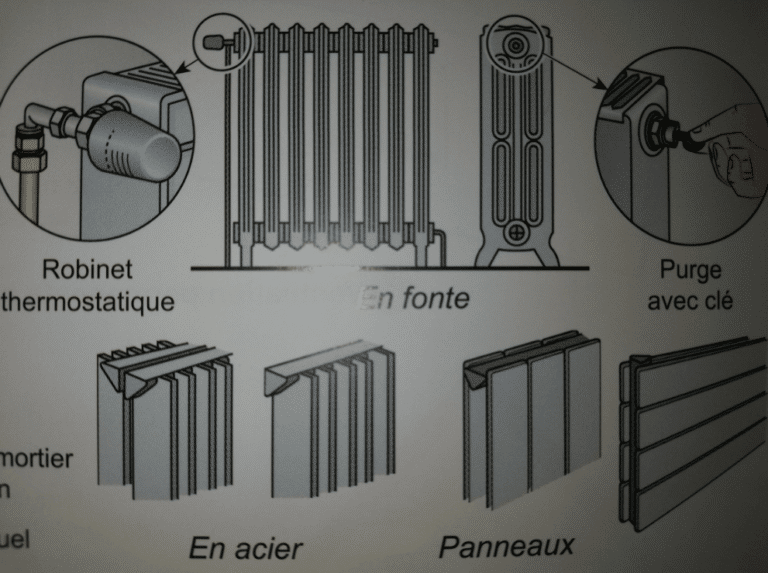 exemples de radiateurs chauffage