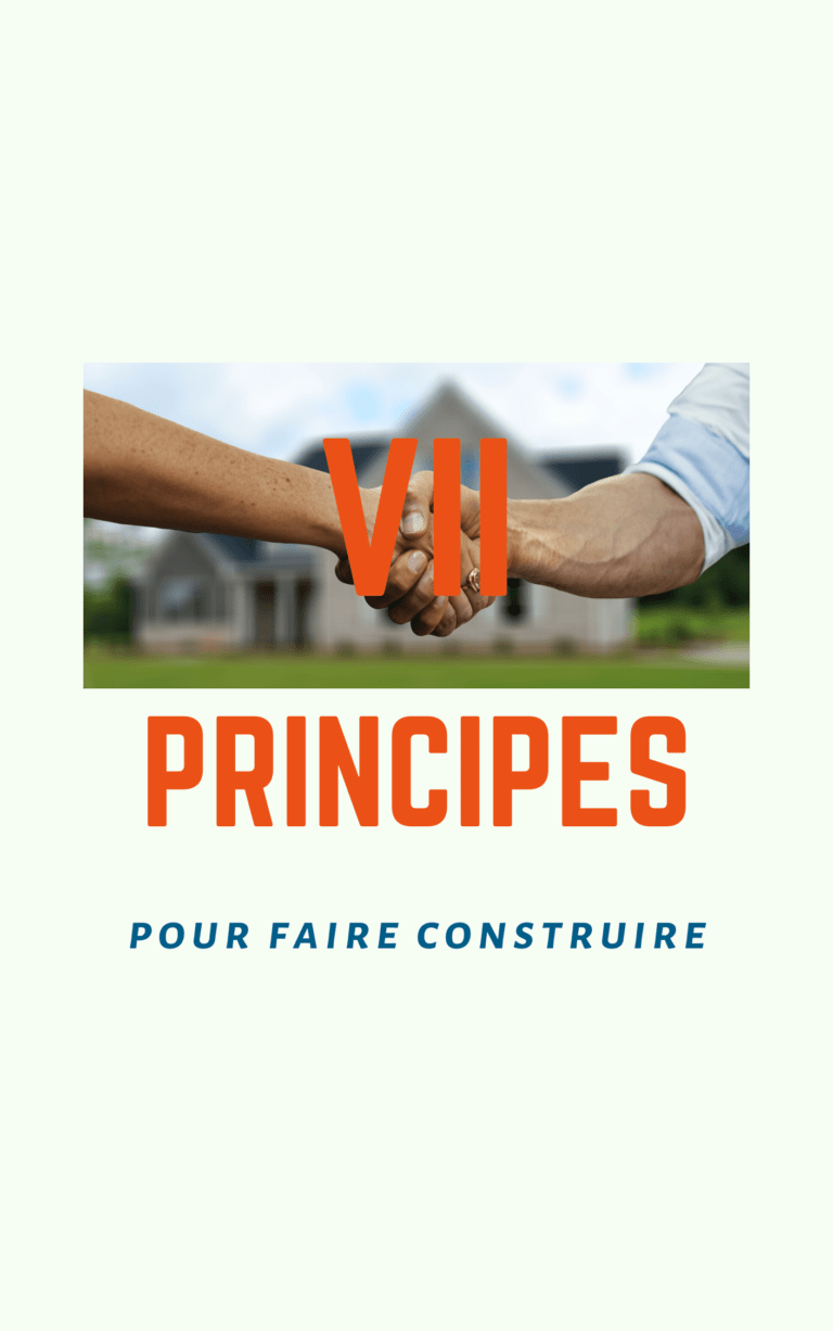 principes pour faire construire