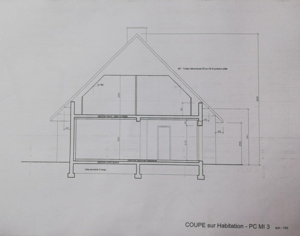 exemple annexe 3 coupe sur habitation