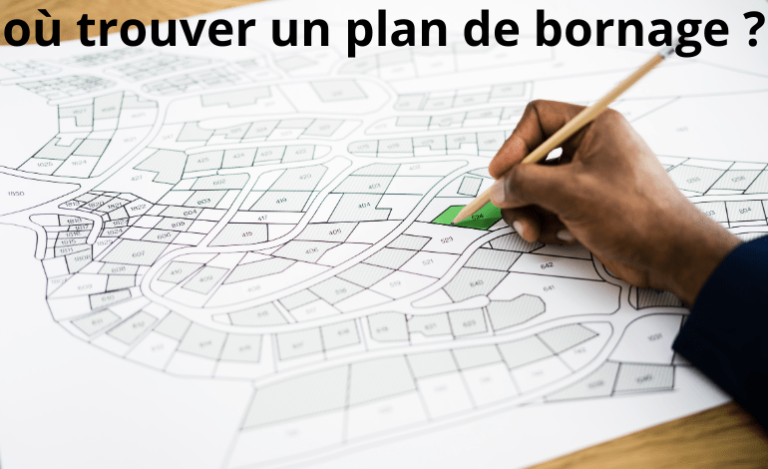 récupérer un plan de bornage