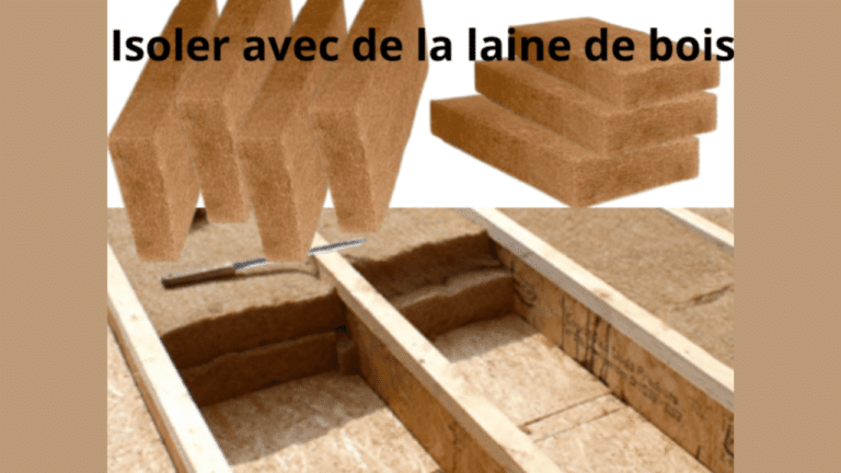 isoler avec laine de bois